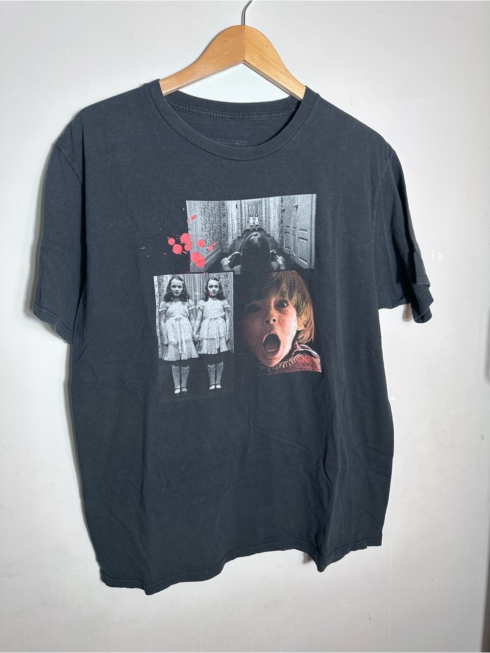 The Shining Black Short Sleeve Horror Graphic Tee